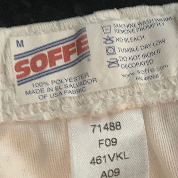 Soffe White Mesh Shorts - Picture 3 of 7